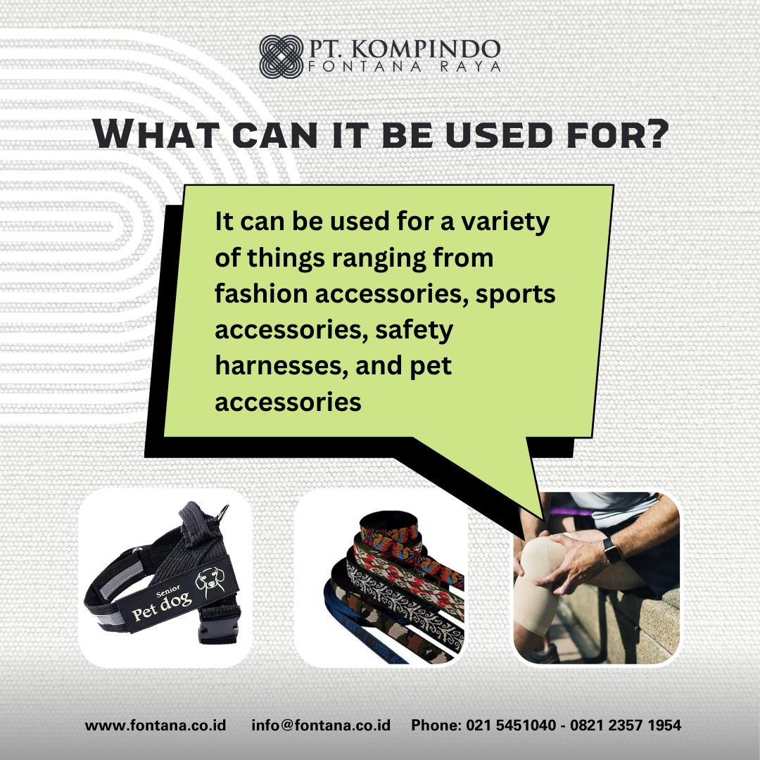 What can Woven Webbing used for