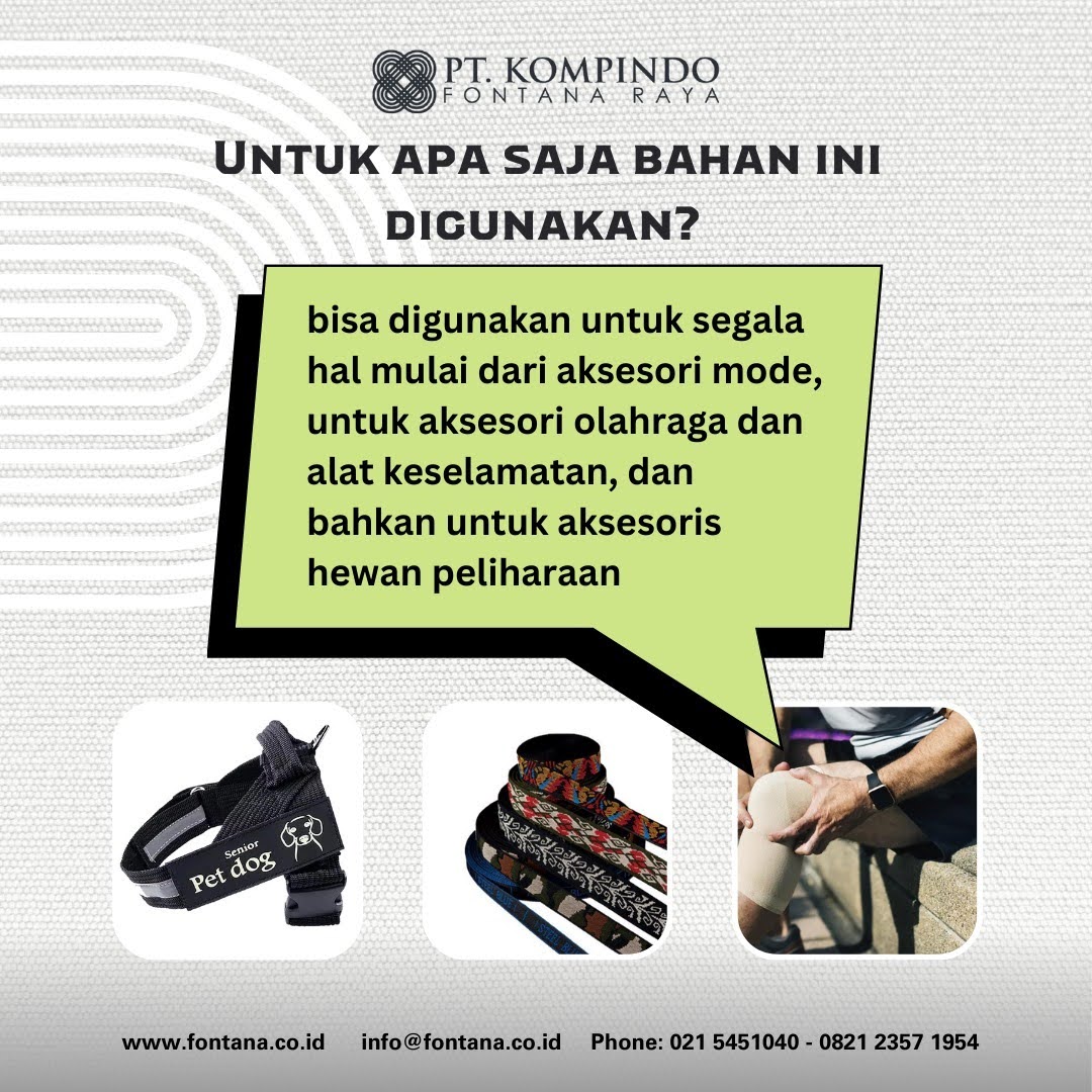 Untuk apa saja Woven Webbing digunakan